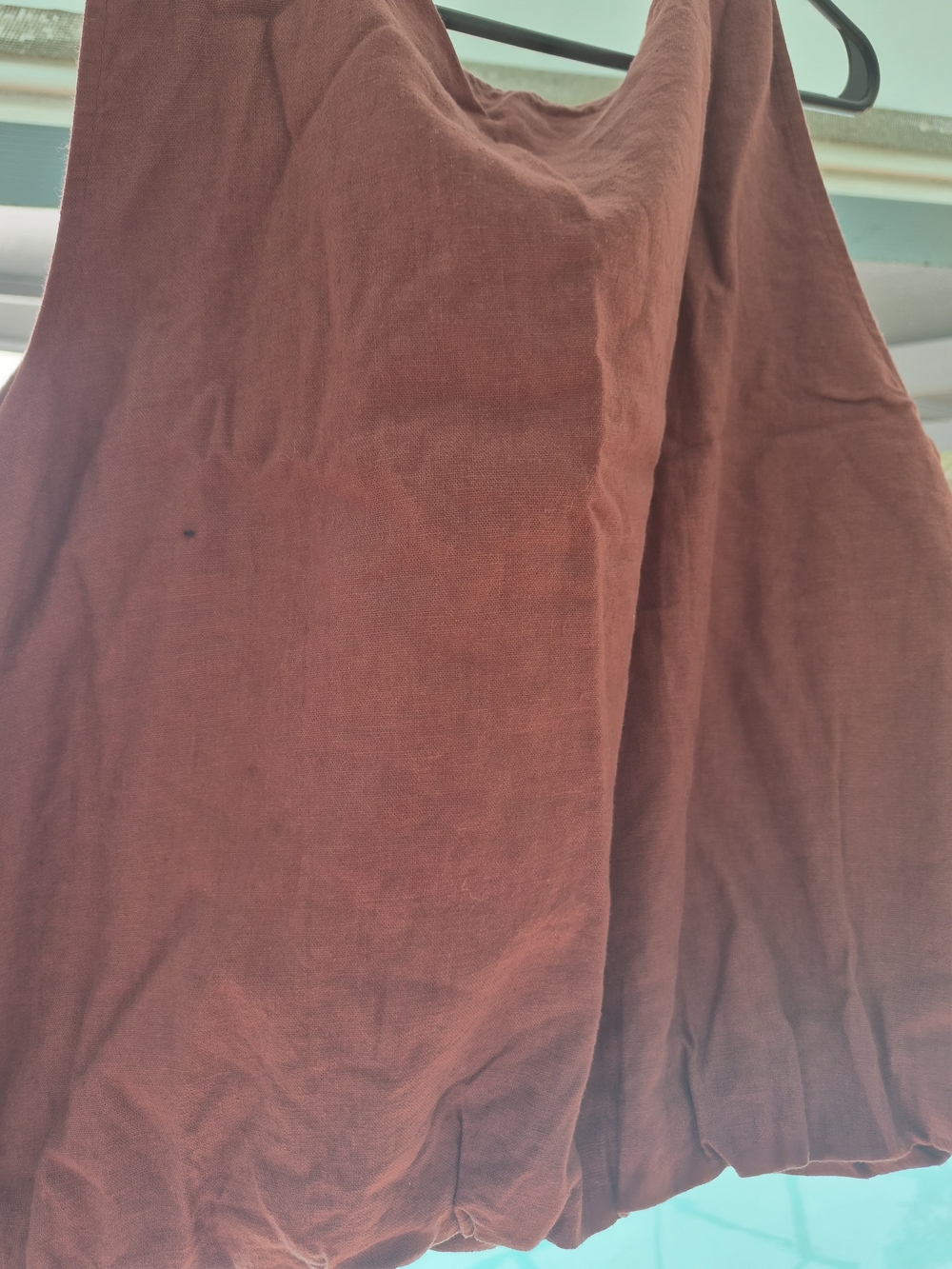 Ann Taylor Rust-Tone Linen Dress